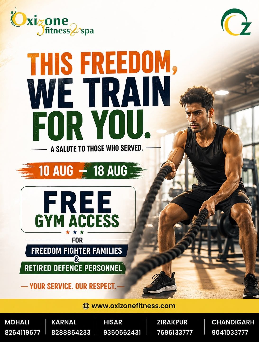 Oxizone Fitness GYM | Upcoming Events